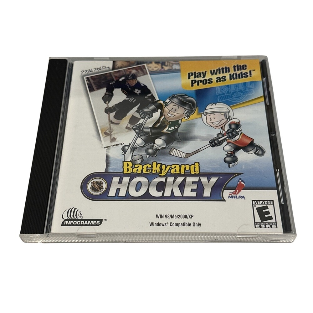 Backyard Hockey PC Game 2002 NHL Infogrames Windows 98/Me/2000/XP Jewel Case